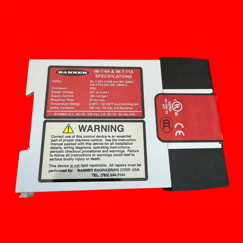 Im-t-9a Banner Relay Module For Safety Light - Imagen 5