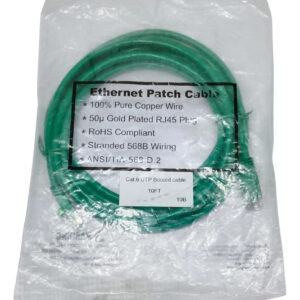 Ethernet Patch Cable  6 Utp Booted Cable