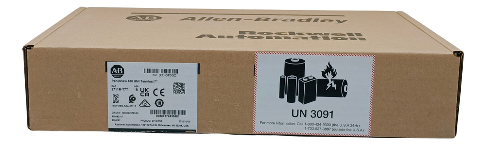 2711r-t7t Allen Bradley Panelview 800 7-inch Hmi