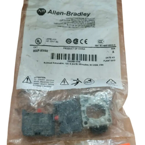 Allen Bradley 800f-mx02 Contact Cartridge With Latch Ser A -
