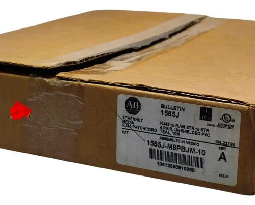 Allen-bradley 1585j-m8pbjm-10 Rj45 Parchcord Ethernet Media