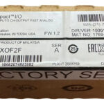 1769-if4fxof2f Allen Bradley Compaclogix Plc.