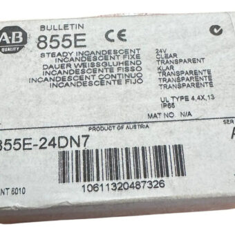 Allen Bradley 855e-24dn7 Constante Luz Incandescente Blanco