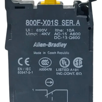 Allen Bradley 800f-x01s Bloque De Contacto