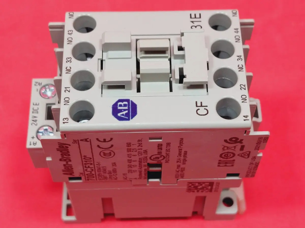 Contactor Allen-bradley 700-cf310ej, 3 Polos, Ac1, Riel - Imagen 4