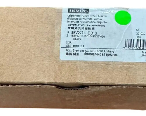 3rv2711-1dd10 Siemens Interruptor Automatico S00 3.2a