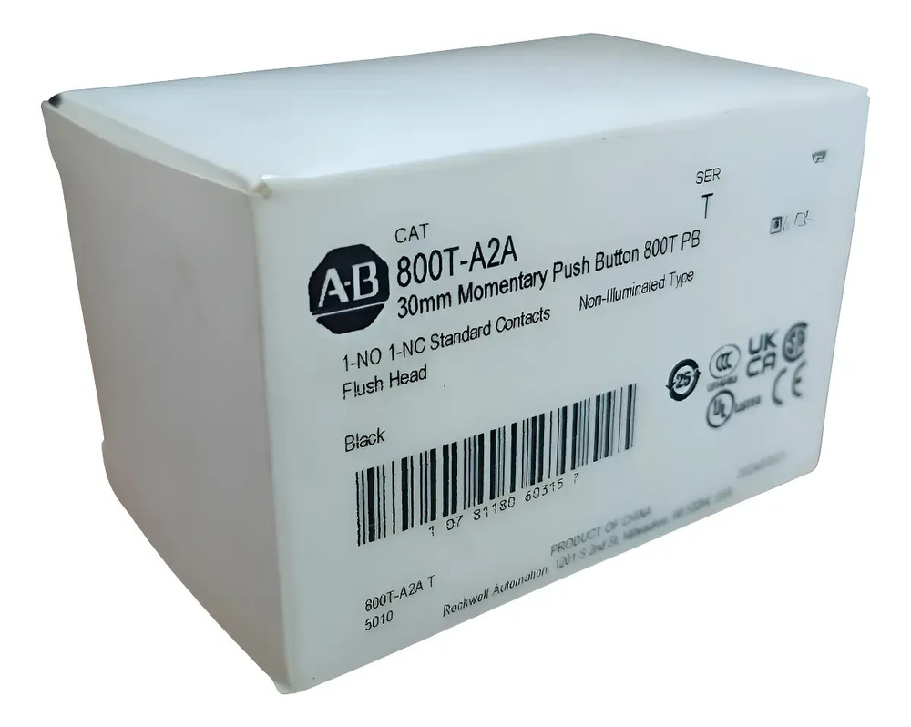 Pulsador Allen Bradley 800t-a2a_ Negro - Imagen 2