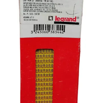 Marcador Para Cable Letra  O  400 Piezas Legrand