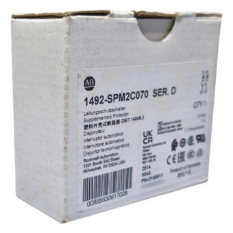 1492-spm2c070 Allen Bradley Protector Suplementario Mc 7a 2p 50 Hz