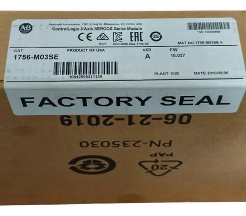 Allen-bradley 1756-m03se Servo-módulo Controllogix