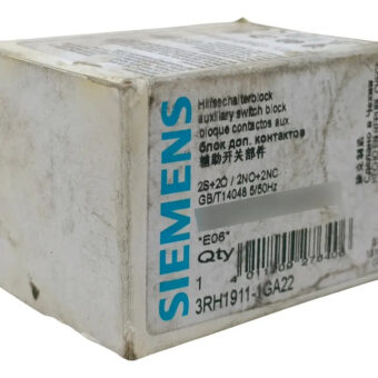 3rh1911-1ga22 Siemens Bloque De Contactos Auxiliares