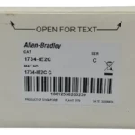 Allen Bradley 1734-ie2c Module Analog Input 4-20ma Point I/o