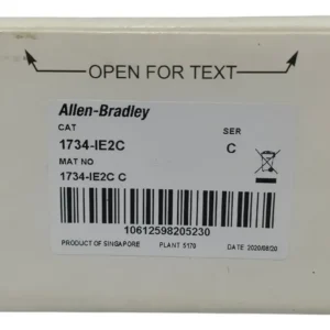 Allen Bradley 1734-ie2c Module Analog Input 4-20ma Point I/o