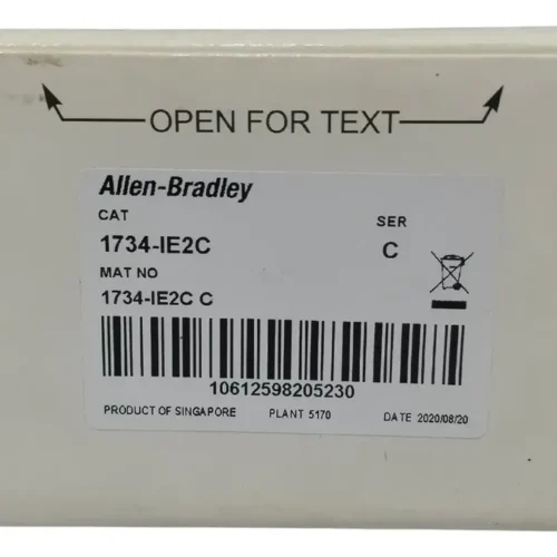 Allen Bradley 1734-ie2c Module Analog Input 4-20ma Point I/o