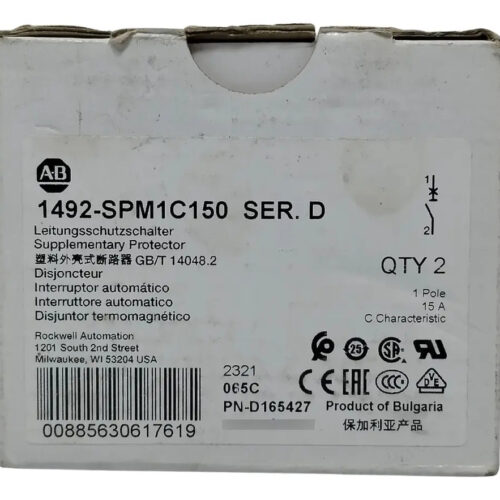 Allen Bradley 1492-spm1c150 Disyuntor De Circuito