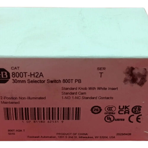 Allen Bradly 800t-h2a Interruptor Selector 9