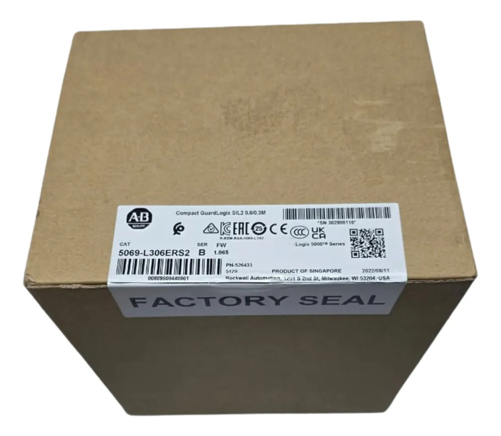 5069-l306ers2 Allen Bradley Compact Guardlogix 5380 Cpu Cont - Imagen 2