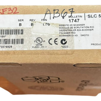 Allen Bradley 1747-sn Slc500 Remote I/o Scanner
