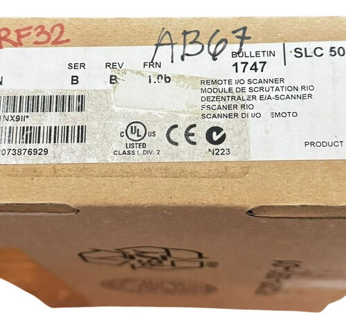 Allen Bradley 1747-sn Slc500 Remote I/o Scanner