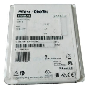 Siemens Memory Card Mmc 4mb 6es7 954-8lc03-0aa0 Plc S7-300
