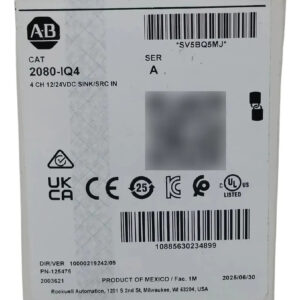 2080-iq4 Allen Bradley Sink/src 12/24 Vdc