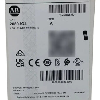 2080-iq4 Allen Bradley Sink/src 12/24 Vdc
