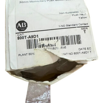 Allen Bradley 800t-a9d1 Pulsador Amarillo Al Ras  Amarillo