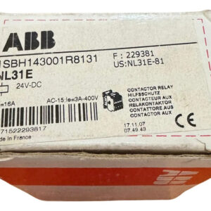 Abb Nl31e Contactor Relé 1sbh143001r8131 24 Vdc Nuevo