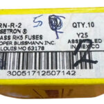 Caja 10p Bussman Frn-r-2 Fusible Dual Rk5 Retar 250v 2 Amps