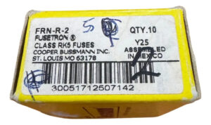 Caja 10p Bussman Frn-r-2 Fusible Dual Rk5 Retar 250v 2 Amps
