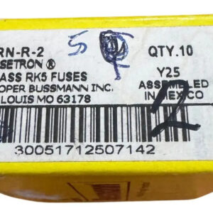 Caja 10p Bussman Frn-r-2 Fusible Dual Rk5 Retar 250v 2 Amps