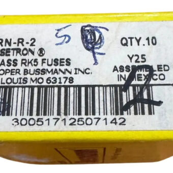 Caja 10p Bussman Frn-r-2 Fusible Dual Rk5 Retar 250v 2 Amps
