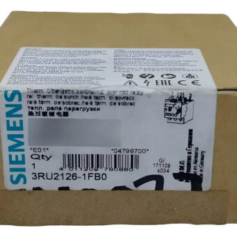 Siemens 3ru2126-1fb0 Rele De Sobrecarga