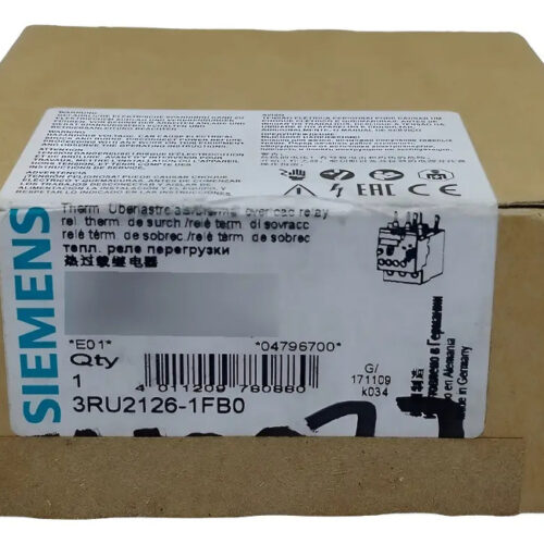Siemens 3ru2126-1fb0 Rele De Sobrecarga