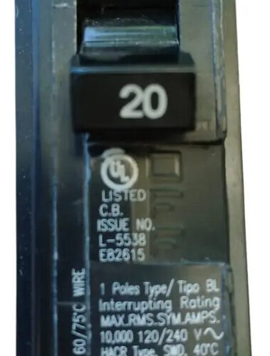 B120 Siemens Int Bl Importacion 220v 1p 20a 10ka Mx:b120