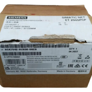 Siemens 6gk7542-6ux00-0xe0 Simatic Cpu Cp 1542sp-1