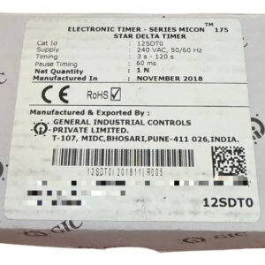 Gic 12sdt0 Electronic Timer-series Micon