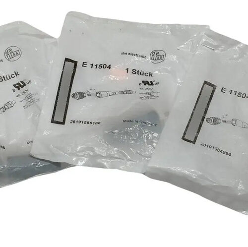 Lote 3pz Ifm Conector Macho E 11504 M12 4 Pin 11504