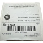 Allen Bradley 800t-fx2a1 Ser. T (wh) Nsmp Mgg
