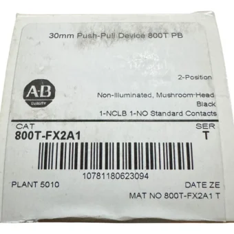 Allen Bradley 800t-fx2a1 Ser. T (wh) Nsmp Mgg