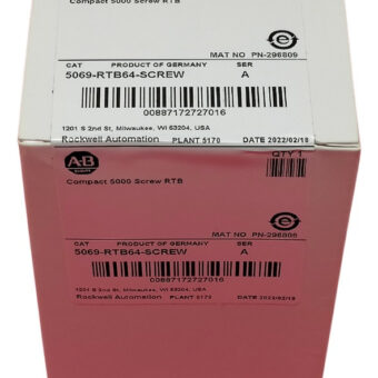Allen-bradley 5069-rtb64-screw Compactlogix 5000 Terminal