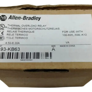 Allen Bradley 193-kb63 Rele Termico