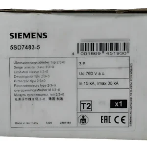 Siemens 5sd7483-5 Protector Contra Sobretensiones