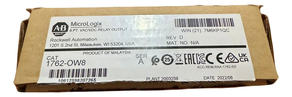 Allen Bradley 1762-ow8  Micrologix