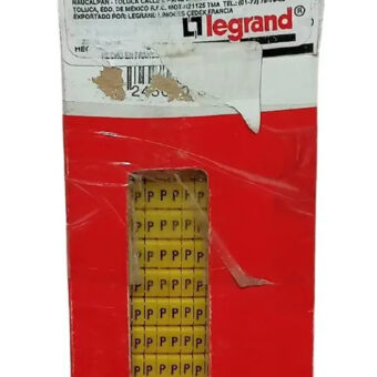 Marcador Para Cable Letra P 360 Piezas Legrand