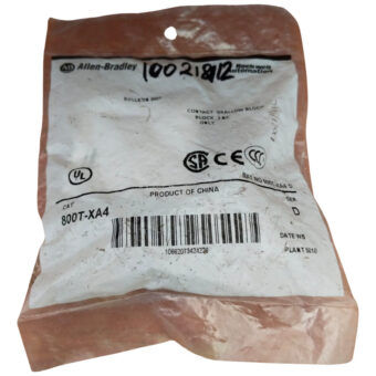 Allen Bradley 800t-xa4 Ser. D Negro