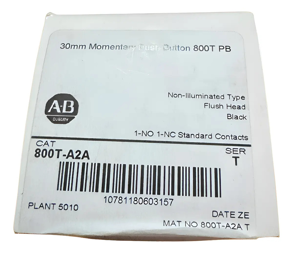 Allen-bradley 800t-a2a Push Button Negro - Imagen 2