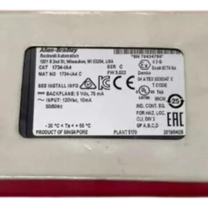 Allen Bradley 1734-ia4 Ser C Punto De I/o 120v Ac 4-ch Módul