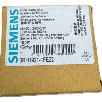 3rh1921-1fe22 Siemens Bloque De Contactos Auxiliares Para El