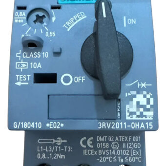 Siemens 3rv2011-0ha15 Interruptor De Potencia 0,55-0,8a 50hz 60hz